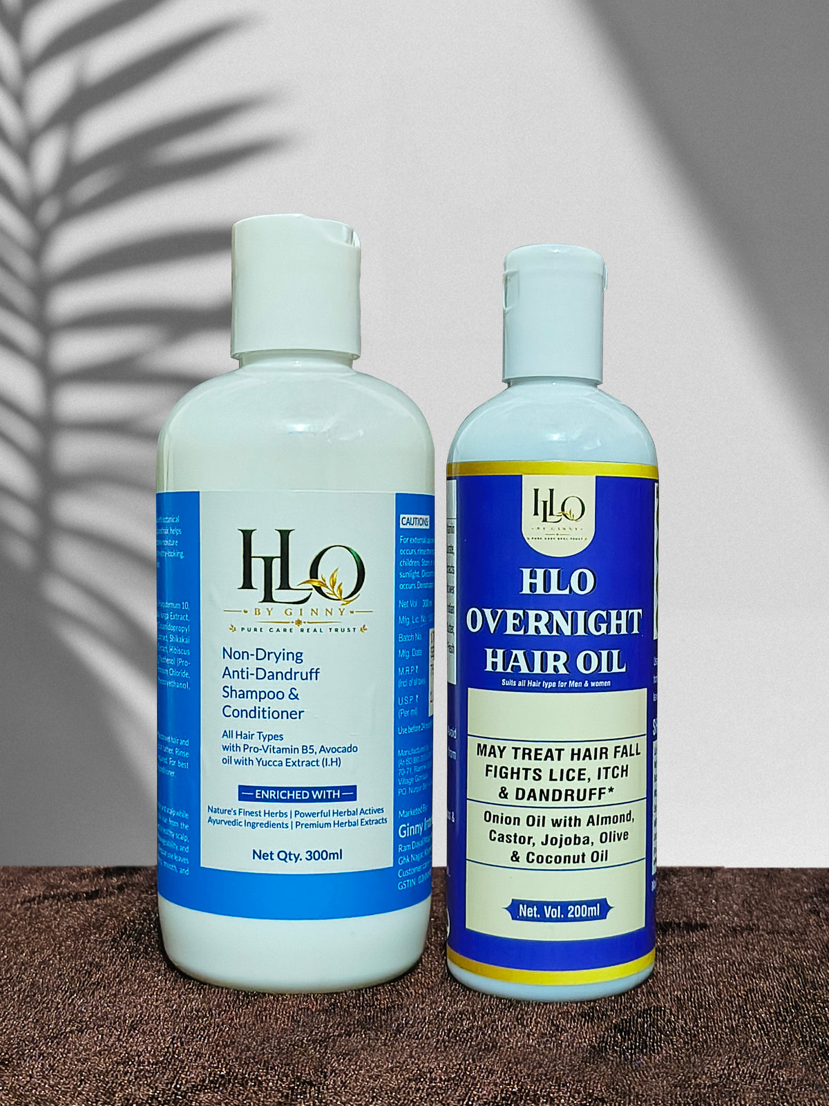 Hlo Hair Hairfall Primium kit [ Hair oil + Shampoo 300 ml ]